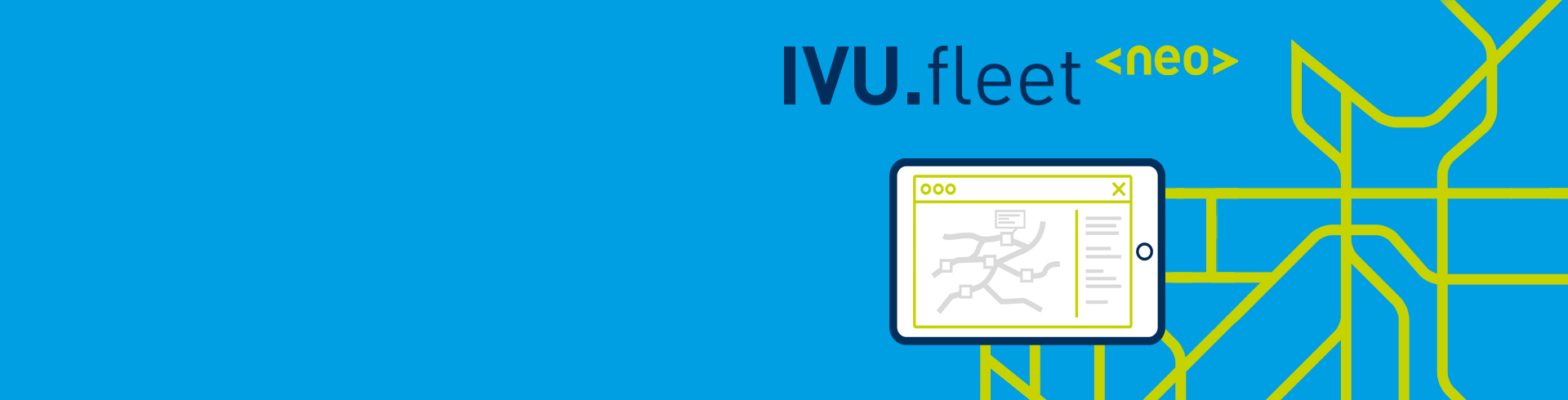 IVU.fleet neo als flexible, webbasierte Leitstelle